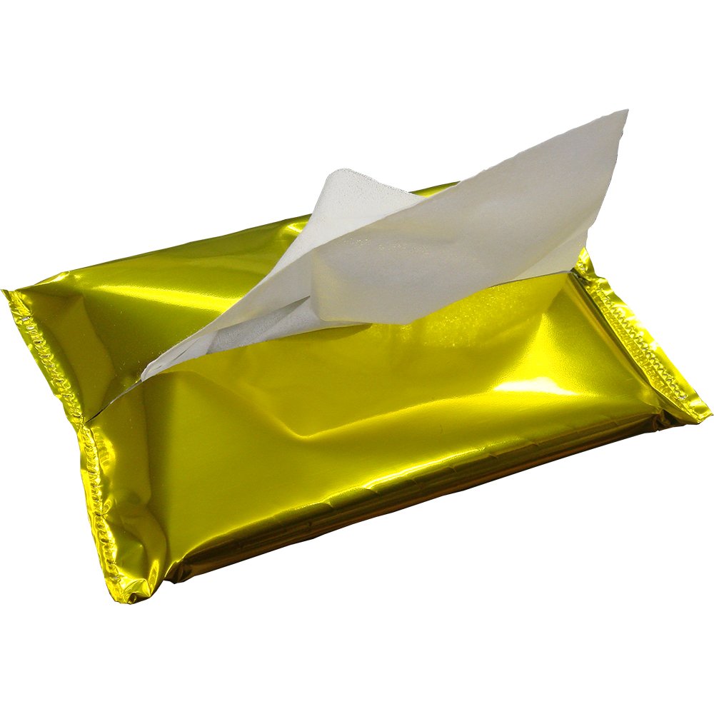 Amazon.co.jp: ゴールド カラー パッケージ ポケットティッシュ 金 10